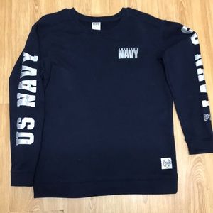 UNITED STATES NAVY VICTORIA SECRET PINK CREWNECK